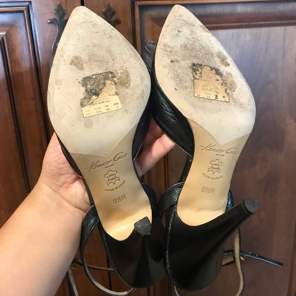 Kenneth Cole ankle strap bow heel - Picture 4 of 6